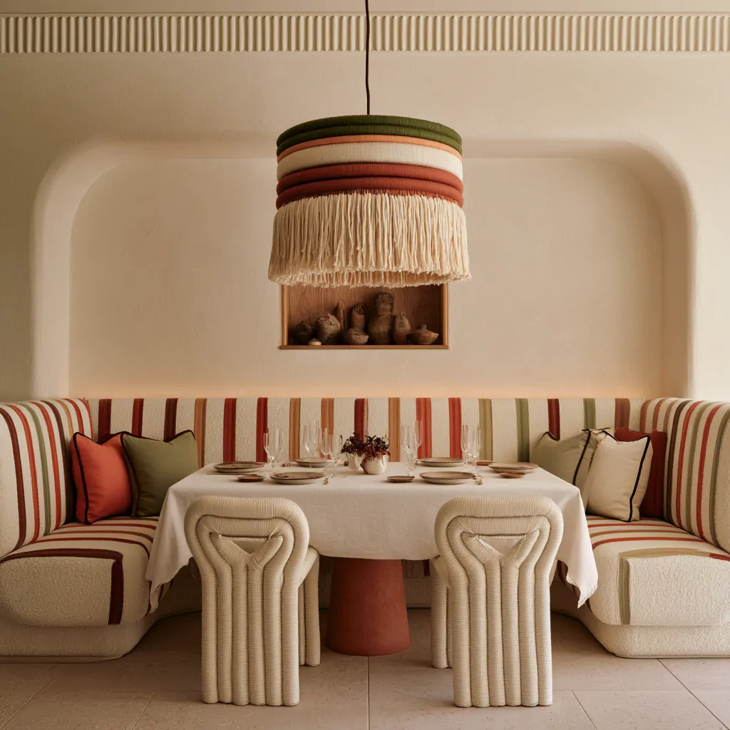 Dining banquette interior